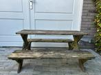 Picknicktafel voor kinderen (gratis), Tuin en Terras, Picknicktafels, Ophalen, Gebruikt, Rechthoekig, Hout
