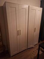 2x Brimnes kledingkast wit, Huis en Inrichting, Kasten | Kledingkasten, Ophalen, 100 tot 150 cm, Zo goed als nieuw, 150 tot 200 cm