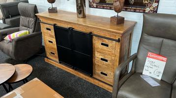 Dressoir Industrieel massief Mango 160 breed NIEUW beschikbaar voor biedingen