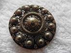Broche Zeeuwse Knoop Zilver, Sieraden, Tassen en Uiterlijk, Antieke sieraden, Ophalen, Zilver, Broche