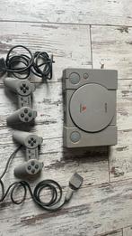 PlayStation 1 met 2 controllers, Met 2 controllers, Ophalen of Verzenden, Zo goed als nieuw