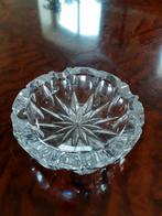 Kristallen asbak 15,5 cm x 5cm - rond, Ophalen of Verzenden