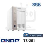 NAS QNAP TS-251 8GB refurbished, Info@qnap.com, Ophalen of Verzenden, Nvt, QNAP