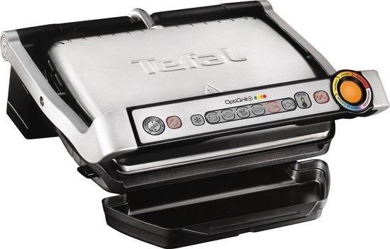 Tefal optigrill, Witgoed en Apparatuur, Contactgrills, Gebruikt, Uitneembare platen, Vaatmachinebestendige platen, Ophalen of Verzenden