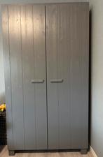 WOOD - Grijze kast L 110cm B 55cm H 205cm, Huis en Inrichting, Kasten | Kledingkasten, Ophalen, Gebruikt, 50 tot 75 cm, 100 tot 150 cm