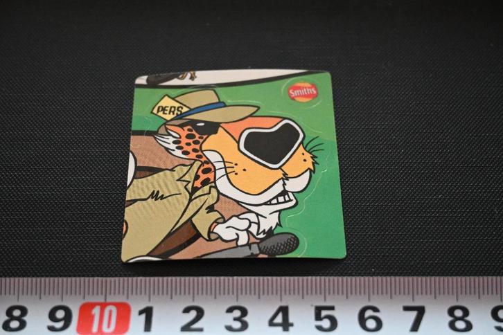 sticker strip chester pers smiths chips looney tunes, Verzamelen, Stickers, Zo goed als nieuw, Ophalen
