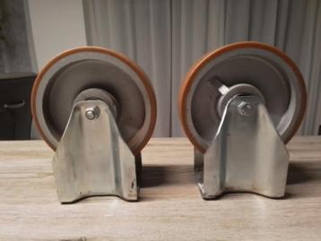 Bokwielen 2 x zwaarlastwiel beschikbaar voor biedingen