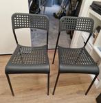 Gratis IKEA ADDE eetkamerstoel, zwart (2), Huis en Inrichting, Stoelen, Ophalen, Zo goed als nieuw, Zwart, Twee
