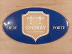 Chimay Trappist Origineel Reclamebord Metaal, Verzamelen, Biermerken, Ophalen, Nieuw, Reclamebord, Plaat of Schild, Overige merken