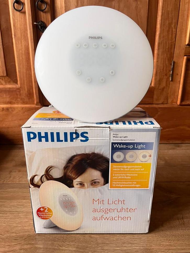 Philips HF3506/05 Wake-up Light zgan, Witgoed en Apparatuur, Wekkers, Zo goed als nieuw, Ophalen of Verzenden