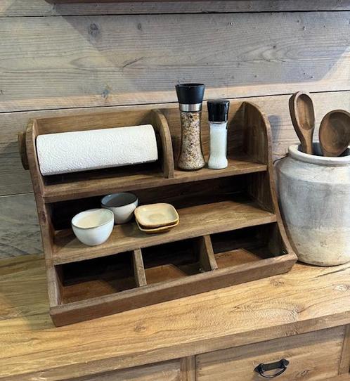 Gruttersbak met keukenrolhouder nieuw, Antiek en Kunst, Curiosa en Brocante, Ophalen of Verzenden