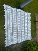 Vintage wit gehaakt tafelkleed, Ophalen of Verzenden, Gebruikt, Vierkant, Binnen