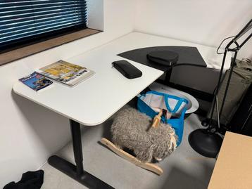 Ikea bekant hoekbureau 160x80 - afbeelding 1