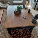 Landelijke salontafel, Huis en Inrichting, Tafels | Salontafels, 100 tot 150 cm, Zo goed als nieuw, Minder dan 50 cm, Rechthoekig