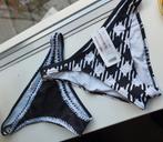 2 Zwart-Witte Bikini Broekjes Maat XXS, Ophalen of Verzenden, Nieuw, Zwart, Bikini