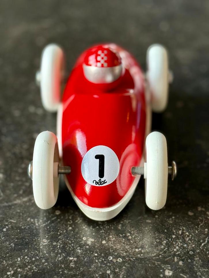 Vintage Vilac Raceauto - design speelgoed / verzamelitem, Verzamelen, Speelgoed, Gebruikt, Ophalen of Verzenden