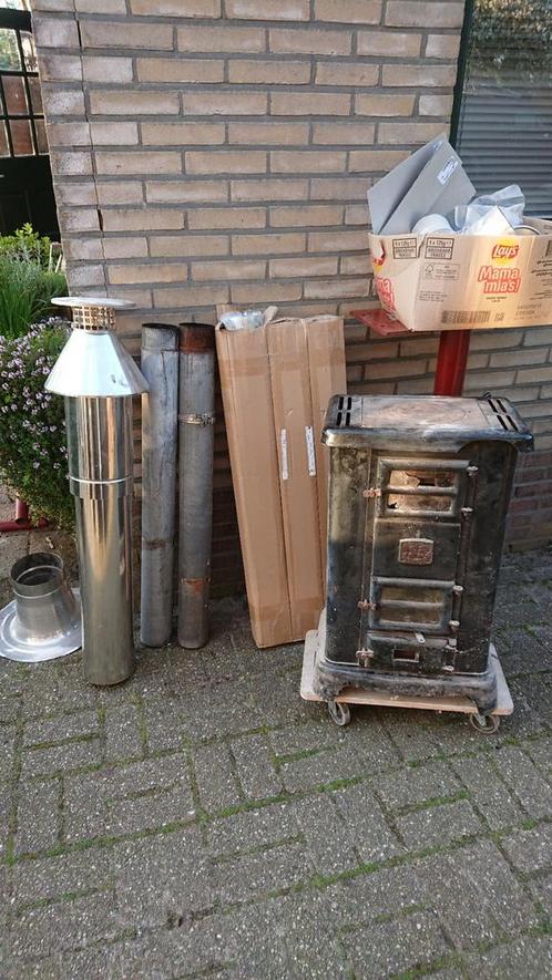 kachel haard met toebehoren, Tuin en Terras, Tuinhaarden, Gebruikt, Ophalen of Verzenden