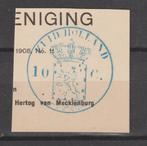Nederland Belastingzegel Zuid Holland 10+50 C., Postzegels en Munten, Verzenden, Gestempeld