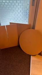 Handige in en uitschuifbare bijzettafel, Huis en Inrichting, Ophalen, Minder dan 55 cm, Rond, Zo goed als nieuw
