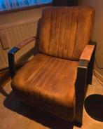Mooie Alcantara Fauteuil - Stevige Kwaliteit, Huis en Inrichting, Fauteuils, Ophalen, Gebruikt, 75 tot 100 cm, Metaal