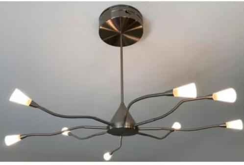 Hanglamp, IKEA, Huis en Inrichting, Lampen | Hanglampen, Gebruikt, Minder dan 50 cm, Glas, Metaal, Ophalen of Verzenden