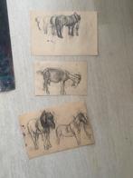 Leuke tekening met schetjes  trw Israels Toorop, Verzenden