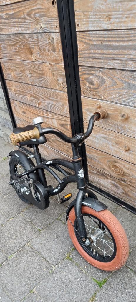 Kinderfiets 16inch, gebruikt, kan nog prima ronde mee!!, Fietsen en Brommers, Steps, Gebruikt, Gewone step, Ophalen