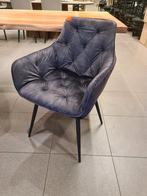 Nieuwe eetkamerstoel adore velvet antraciet laatste 2 €65p/s, Huis en Inrichting, Stoelen, Ophalen, Twee, ., Nieuw