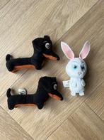 Knuffeltjes, film HuisdierGeheimen, Kinderen en Baby's, Speelgoed | Knuffels en Pluche, Ophalen of Verzenden, Zo goed als nieuw