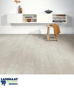 Waterbestendig Laminaat Raindrop Vries Eik Wit 8mm dik 4V, 75 m² of meer, Wit, Nieuw, Ophalen of Verzenden