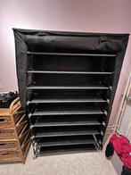 Zwarte schoenenkast - 31+ paar, Huis en Inrichting, Ophalen, Zo goed als nieuw