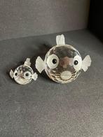 Swarovski kogelvis 2 stuks set, Verzamelen, Swarovski, Ophalen of Verzenden, Zo goed als nieuw, Figuurtje