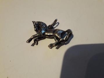 MASSIEF ZILVEREN HANGER ( PAARD ) in PERFECTE ST ( gew 16 gr beschikbaar voor biedingen