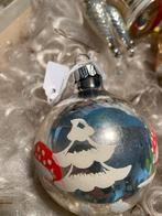 #kerst kerstbal vintage met paddenstoel, Diversen, Kerst, T, Ophalen of Verzenden, Zo goed als nieuw, N