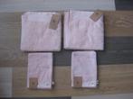 2 douchehanddoeken en 4 washandjes van Walra, Huis en Inrichting, Badkamer | Badtextiel en Accessoires, Verzenden, Nieuw, Roze
