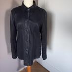 Transmission leren jasje maat L, Maat 38/40 (M), Blauw, Transmission, Ophalen of Verzenden