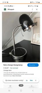 Burolamp tafellamp bedlamp vintage designlamp   design, Gebruikt, Ophalen of Verzenden, Design retro vintage, Minder dan 50 cm