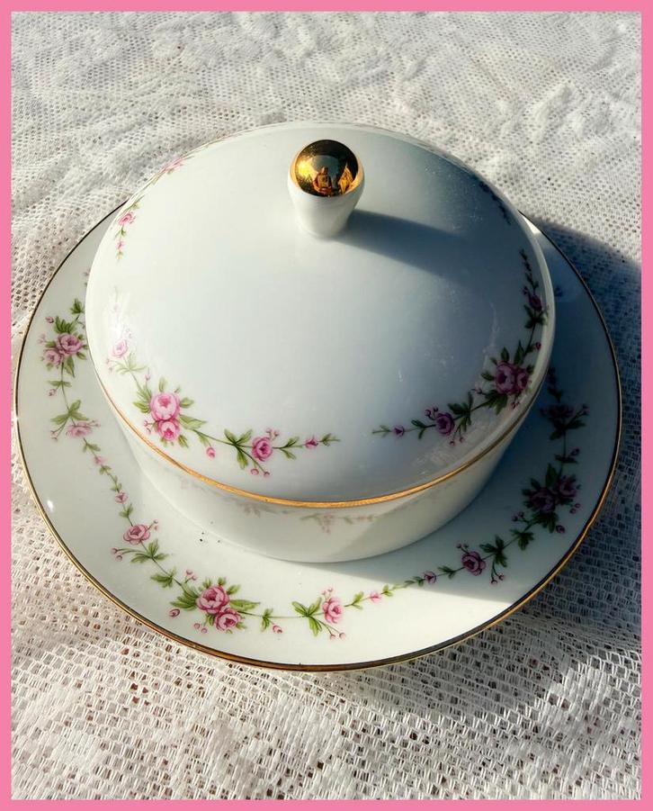 Brocant botervlootje high tea servies Krautheim, Antiek en Kunst, Antiek | Servies los, Ophalen of Verzenden