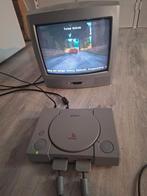Werkende Playstation 1 met 1 racespel Total Drivin, Spelcomputers en Games, Ophalen, Met 1 controller