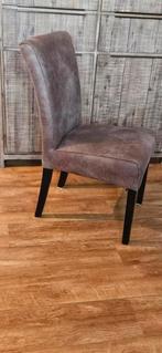 6 eetkamer stoelen bruin hoge rugleuning met greep nu, Huis en Inrichting, Stoelen, Ophalen, Gebruikt, Bruin