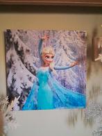 3 foto's van Elsa, Anna en Sven op canvas 30x30, Ophalen, Zo goed als nieuw, Minder dan 140 cm, Minder dan 70 cm