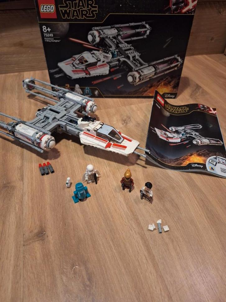 Lego Star Wars set 75249 Resistance Y-Wing Starfighter, Kinderen en Baby's, Speelgoed | Duplo en Lego, Zo goed als nieuw, Lego