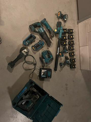 Makita accugereedschap 18v complete set beschikbaar voor biedingen