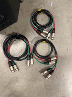 3x multikabel met 2x xlr, Ophalen of Verzenden, Zo goed als nieuw, Apparatuur