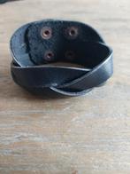 Lederen armband, Ophalen of Verzenden, Gebruikt, Leer