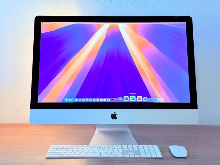 iMac 27" 5K i7 3,8 GHz 8-Core 32GB Ram 512GB SSD + EXTRA'S, Computers en Software, Apple Desktops, Zo goed als nieuw, iMac, SSD