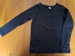 effe zwarte longsleeve, maat 128, Ophalen, Jongen of Meisje, Zo goed als nieuw, Dopodopo