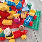Duplo stenen met poppetjes en bouwplaat., Ophalen, Gebruikt, Duplo
