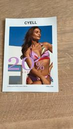 Cyell 20% korting, Eén persoon, Kortingsbon, Warenhuis- of Winkelbon