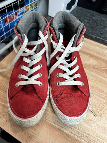 Enkel hoge all star sneakers - rood beschikbaar voor biedingen